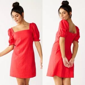 Draper James Vibrant Red Dress